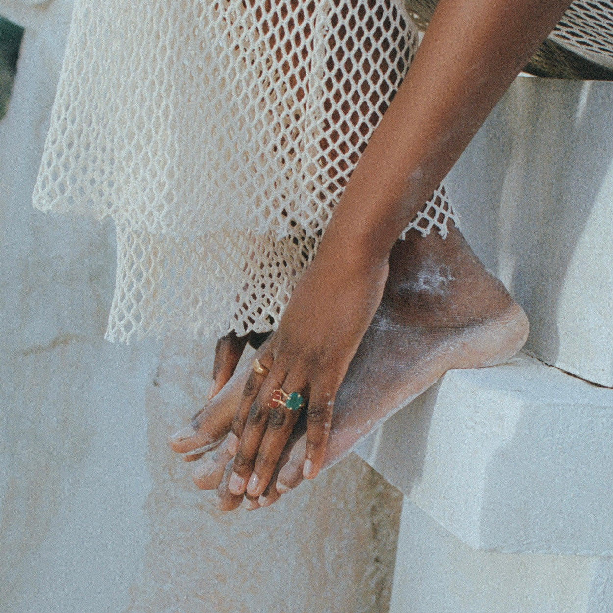 Ágata Anel Solitário